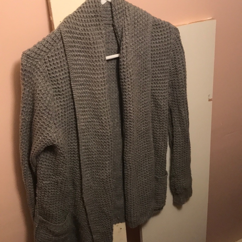 Cozy Cardigan Gray Sweater